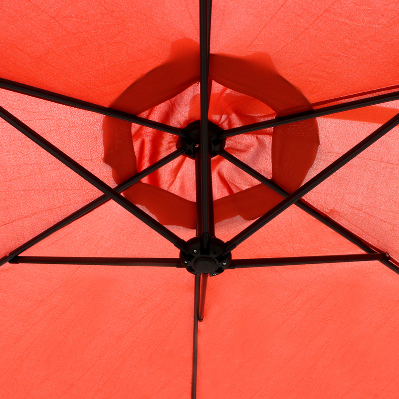 Wiszący parasol patio Sun Shade Offset Rynek na zewnątrz z bazą krzyżową