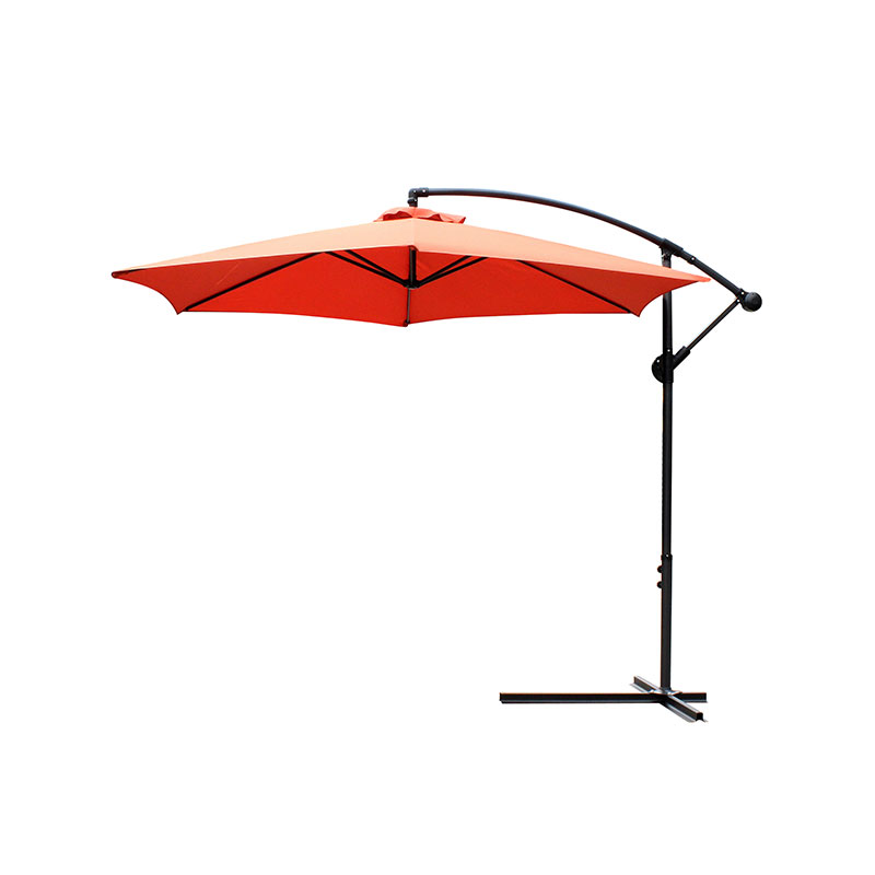 Wiszący parasol patio Sun Shade Offset Rynek na zewnątrz z bazą krzyżową