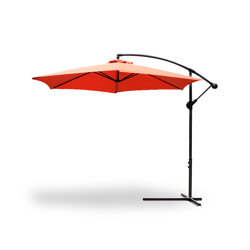 Wiszący parasol patio Sun Shade Offset Rynek na zewnątrz z bazą krzyżową