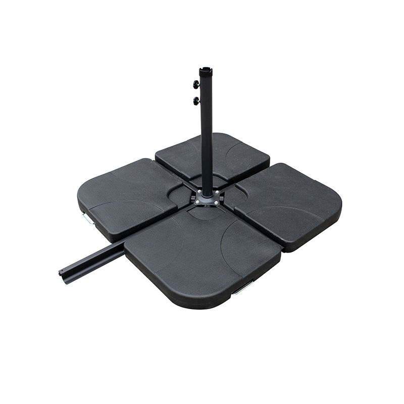 Outdoor Patio 10 'wiszący parasol Słońce z bazą krzyżową